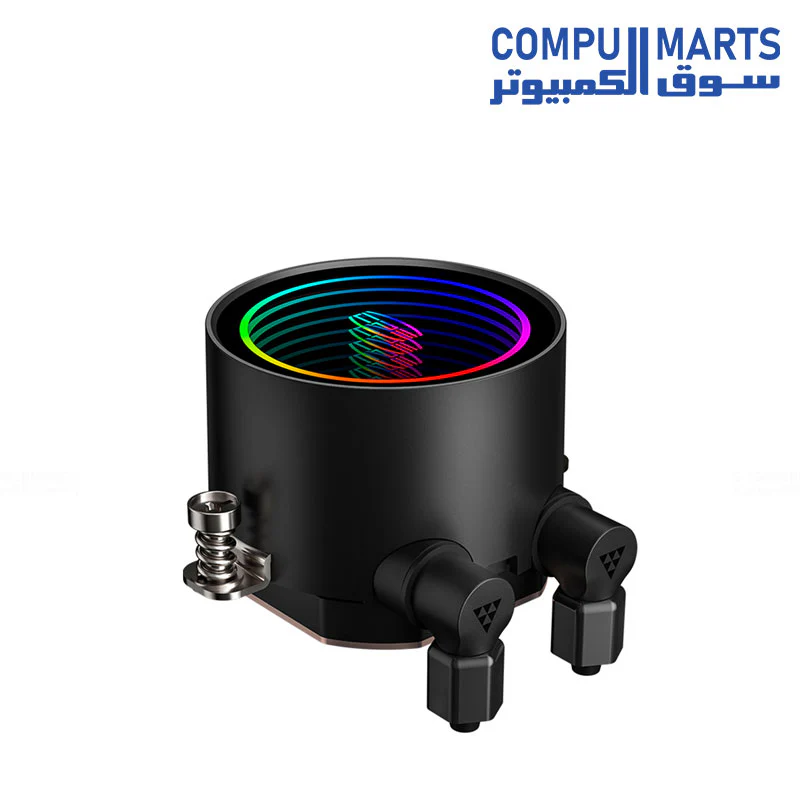 PCCOOLER DA120 ARGB Liquid Cooler BLACK - Image 4