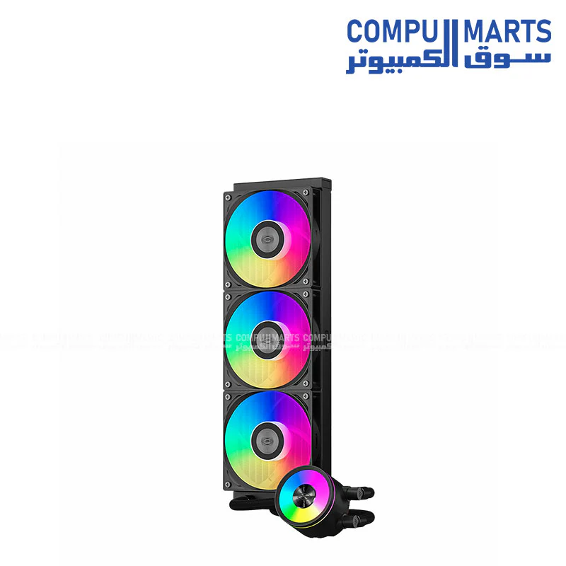 PCCOOLER DA360 PRO ARGB CPU Liquid Cooler - Image 2