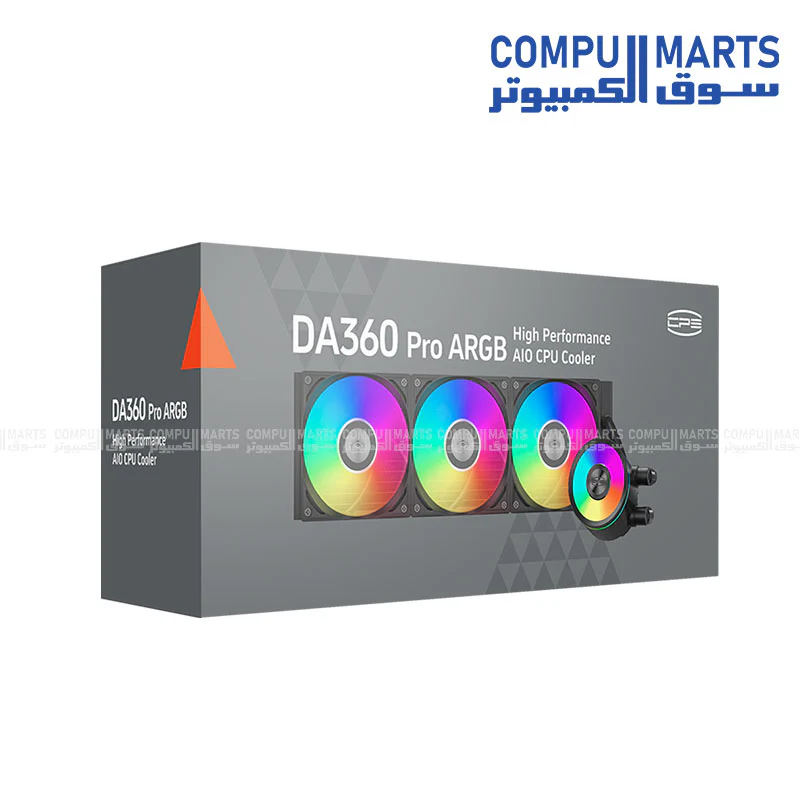 PCCOOLER DA360 PRO ARGB CPU Liquid Cooler - Image 4