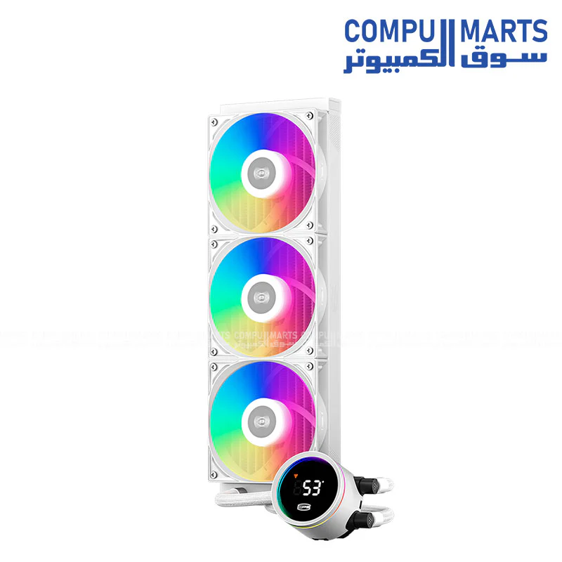 PCCOOLER DA360 Pro Digital ARGB Liquid Cooler CPU Cooler - Image 2