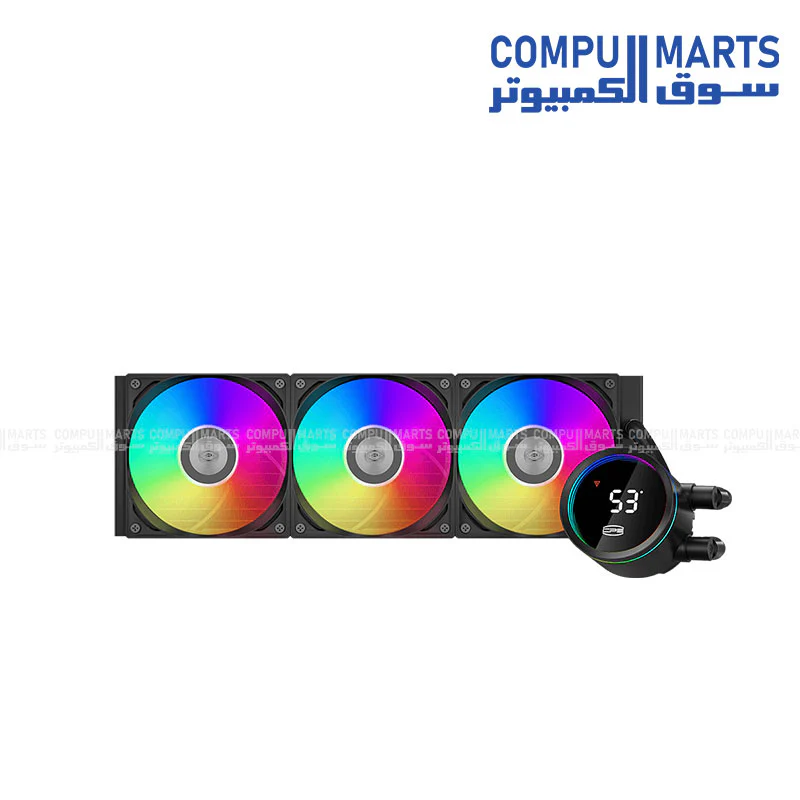 PCCOOLER DA360 Pro Digital ARGB Liquid Cooler CPU Cooler - Image 3