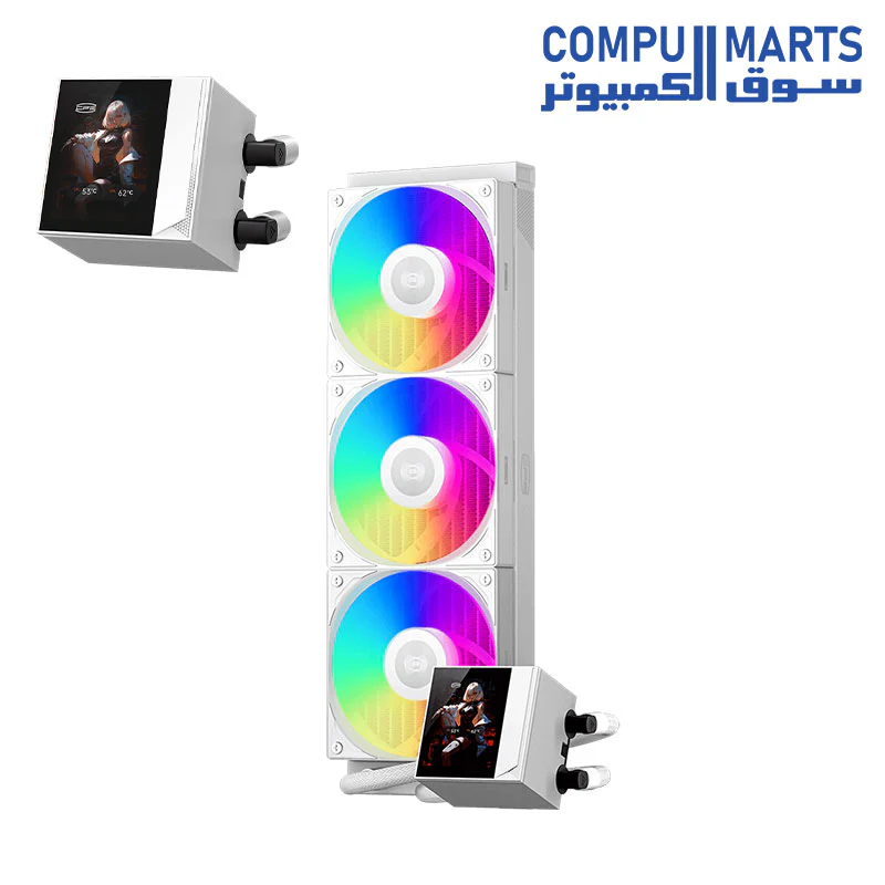 PCCOOLER  DC360 Pro ARGB Display AIO CPU Cooler - Image 2