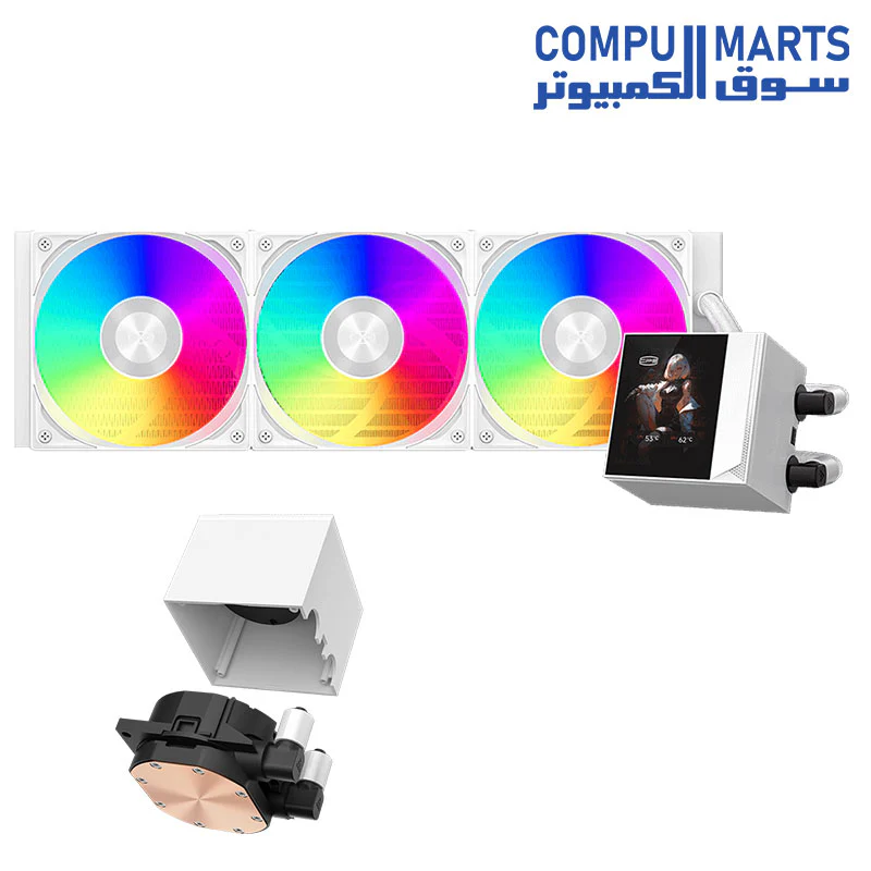 PCCOOLER  DC360 Pro ARGB Display AIO CPU Cooler - Image 4