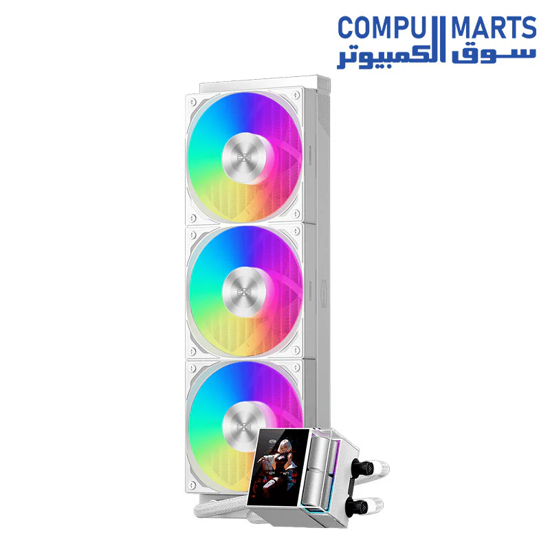 PCCOOLER DS360 ARGB Display AIO Liquid CPU Cooler - Image 3
