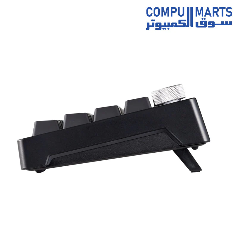 XPG SORCERER Mini Gaming Keyboard 65% - Compact Gasket Mount - XPG Red Mechanical Switches - Per-Key RGB with 10 Preset Effects - 66/67 Keys (ANSI/ISO) - USB-C - Metal Volume Knob - Image 3