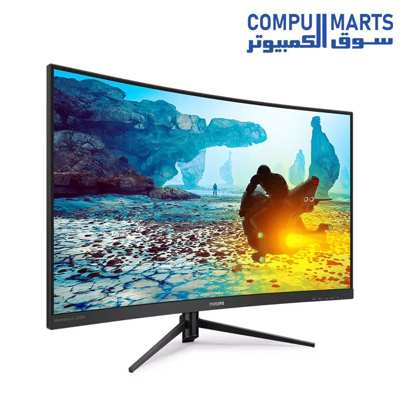 Philips 31.5″ 322M8CP 240Hz 0.5Ms HDR VA FHD Adaptive Sync Curved LCD Monitor - Image 4