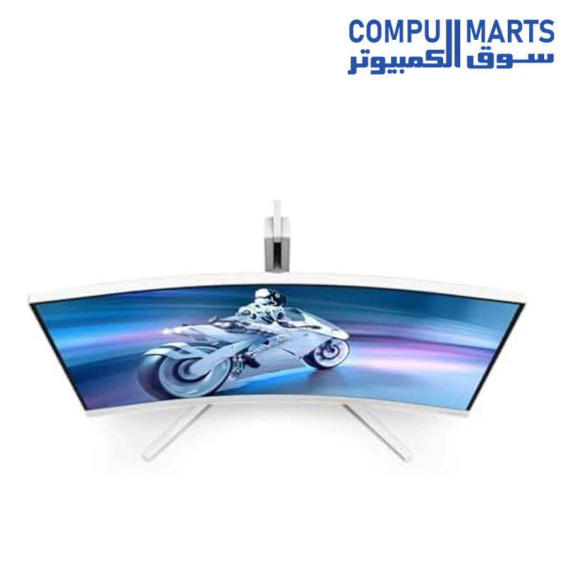 Philips Evnia 27" Curved QHD Gaming Monitor (27M2C5501 )  – 180Hz, 1ms, FreeSync Premium, HDMI & DisplayPort, 2560x1440 Resolution - Image 3