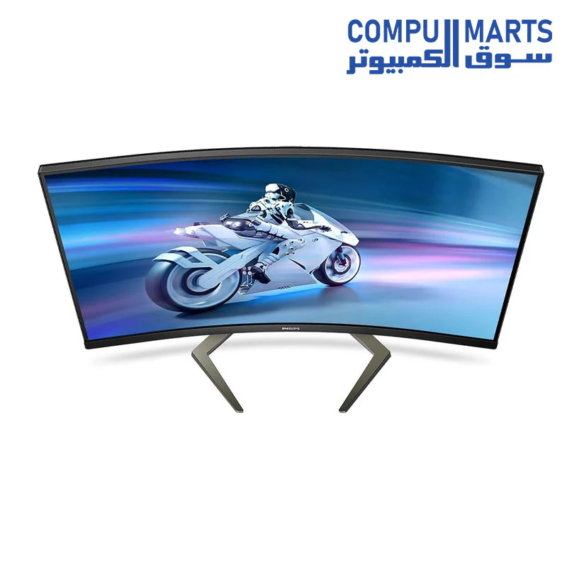 PHILIPS Evnia - 27M1C5500VL - 27 Inch QHD Curved Gaming Monitor, VA, 165Hz, 1ms, Smart Image HDR, Low input lag, Titl, VESA 100 (2560 x 1440) - Image 2