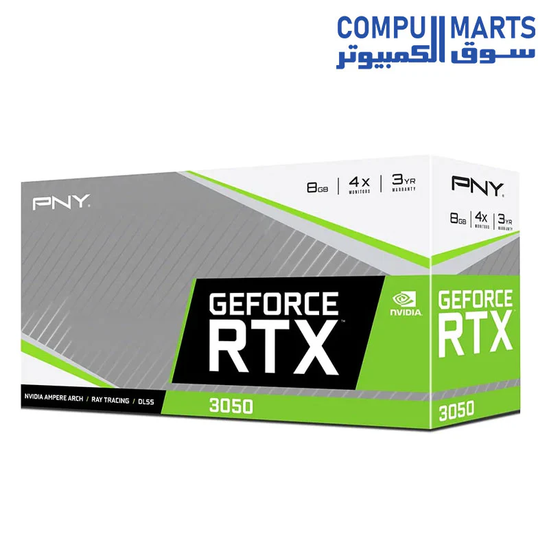 PNY GeForce RTX 3050 8GB Verto Dual Fan Graphics Card - Image 7