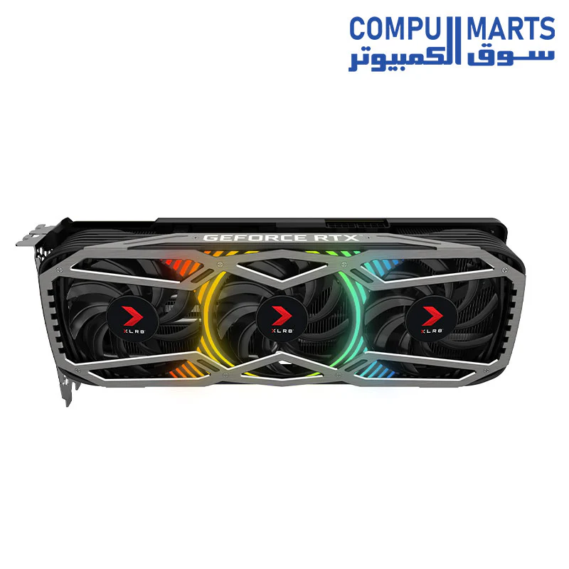 PNY GeForce RTX 3080 Ti 12GB XLR8 Gaming REVEL EPIC-X RGB Triple Fan GRAPHIC CARD - Image 3