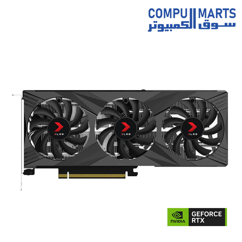 PNY GeForce RTX 4060 8GB OC XLR8 Gaming VERTO EPIC-X RGB Triple Fan - Image 2