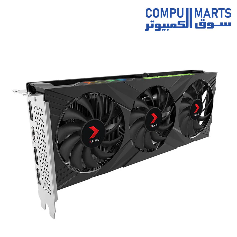 PNY GeForce RTX 4060 8GB OC XLR8 Gaming VERTO EPIC-X RGB Triple Fan - Image 3