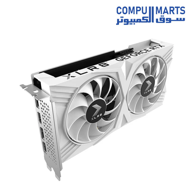 PNY GeForce RTX 4060 8GB OC XLR8 VERTO DF White Edition - Image 2