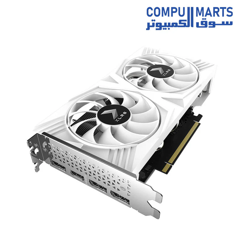 PNY GeForce RTX 4060 8GB OC XLR8 VERTO DF White Edition - Image 4