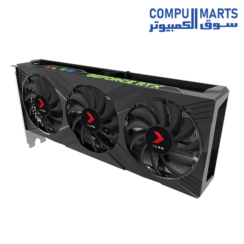 PNY GeForce RTX 4060 8GB XLR8 Gaming Verto RGB Triple Fan Graphics Card DLSS 3 - Image 2