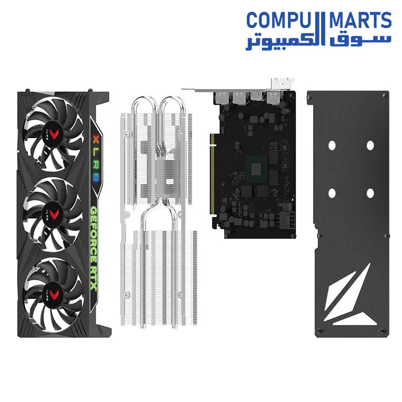PNY GeForce RTX 4060 8GB XLR8 Gaming Verto RGB Triple Fan Graphics Card DLSS 3 - Image 4
