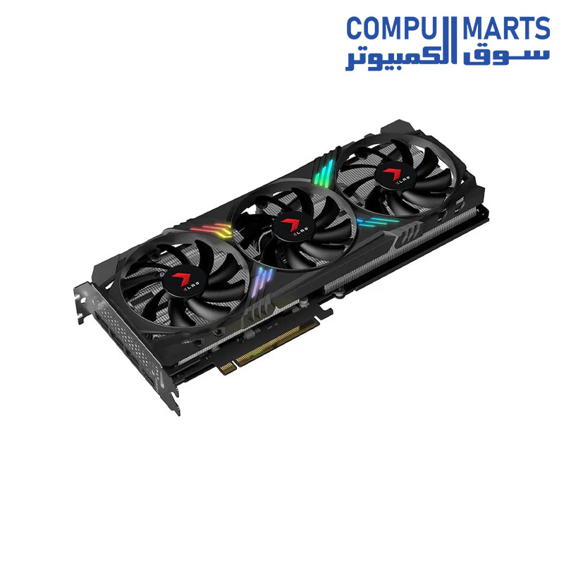 PNY GeForce RTX 4070 12GB XLR8 Gaming VERTO EPIC-X RGB Triple Fan DLSS 3 Graphic Card no - Image 3