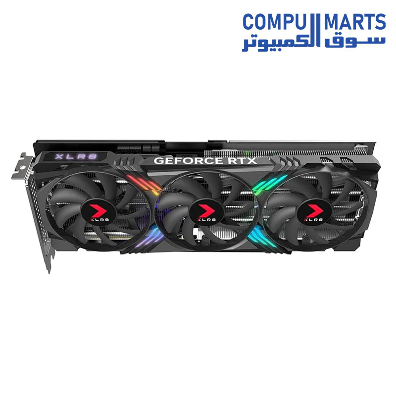 PNY GeForce RTX 4070 Super 12GB XLR8 Gaming Verto Epic-X RGB Overclocked Triple Fan Graphics Card DLSS 3 - Image 6