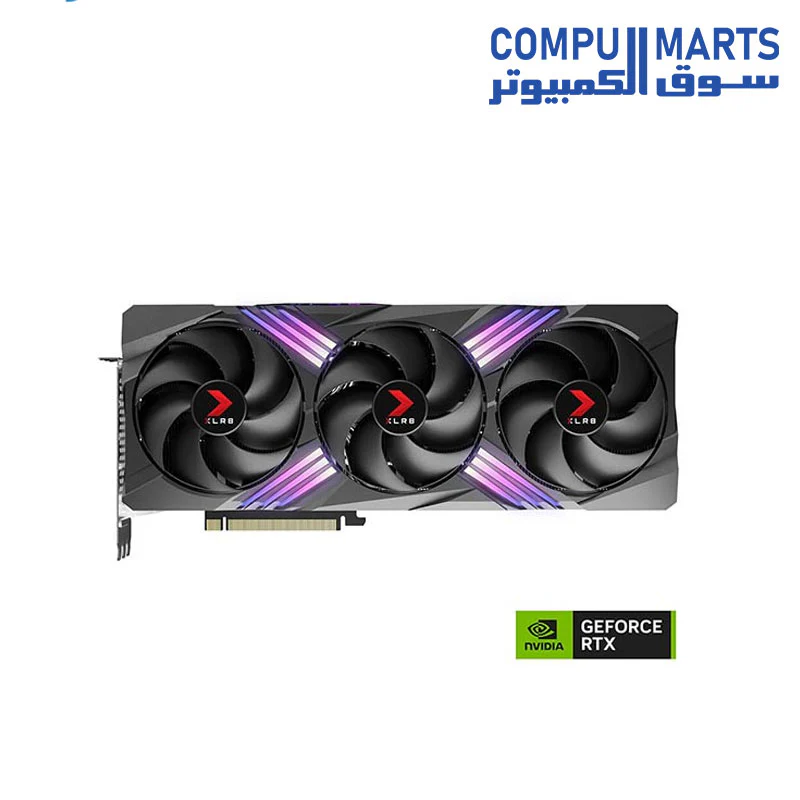 PNY GeForce RTX 4070 Ti 12GB XLR8 Gaming Verto Triple Fan Graphic Card - Image 2