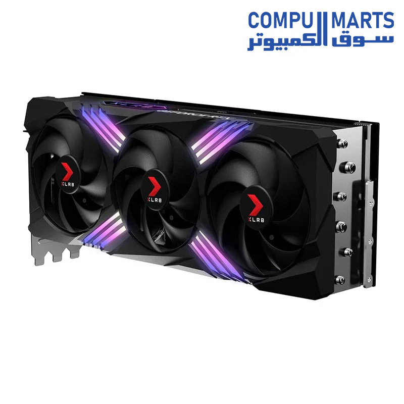 PNY GeForce RTX 4080 16GB XLR8 Gaming VERTO EPIC-X RGB Overclocked Triple Fan Graphics Card - Image 3
