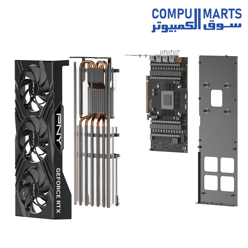 PNY GeForce RTX 4080 Super 16GB VERTO OC Triple Fan Graphics Card - Image 6