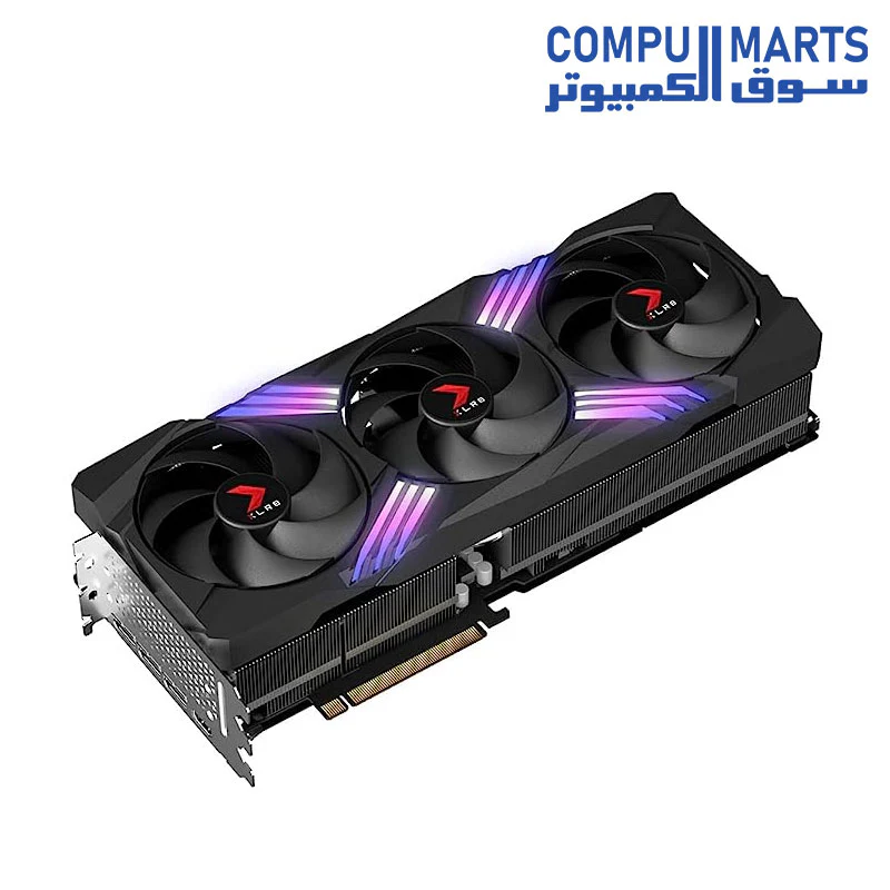 PNY GeForce RTX 4080 Super 16GB XLR8 Gaming VERTO Epic-X RGB OC Triple Fan Graphics Card DLSS 3 ARGB 256-bit PCIe 4.0 GDDR6X - Image 3