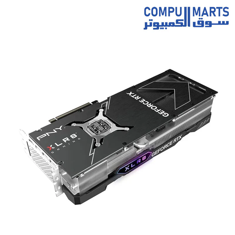 PNY GeForce RTX 4080 Super 16GB XLR8 Gaming VERTO Epic-X RGB OC Triple Fan Graphics Card DLSS 3 ARGB 256-bit PCIe 4.0 GDDR6X - Image 4