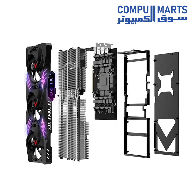 PNY GeForce RTX 4090 24GB XLR8 Gaming VERTO EPIC-X RGB Triple Fan DLSS 3 - Image 4
