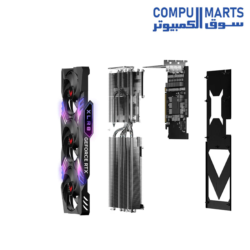 PNY GeForce RTX 4070 Ti 12GB XLR8 Gaming VERTO EPIC-X RGB Triple Fan DLSS 3 - Image 4