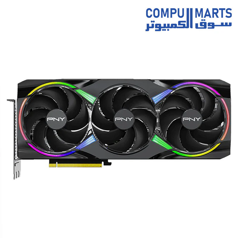 PNY NVIDIA GeForce RTX 5080 EPIC-X RGB Overclocked Triple Fan 16GB GDDR7 PCIe 5.0 Graphics Card - Image 2