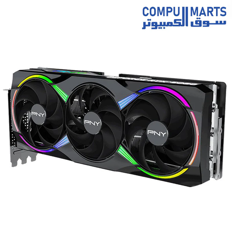 PNY NVIDIA GeForce RTX 5080 EPIC-X RGB Overclocked Triple Fan 16GB GDDR7 PCIe 5.0 Graphics Card - Image 3
