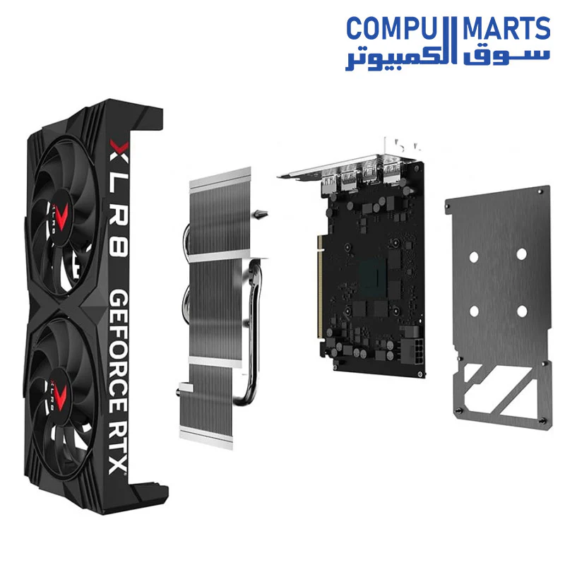 PNY RTX 4060 XLR8 Gaming VERTO OC Dual Fan 8GB GDDR6 - Image 8