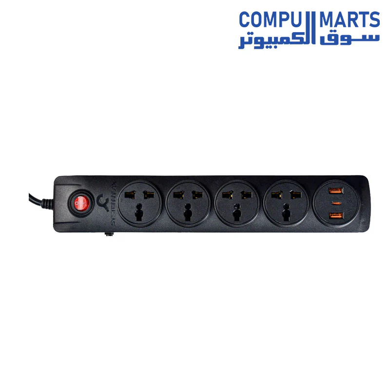 Power Strip Systemmax 4 Port 2M-10A SMPU-4P3U - Image 2