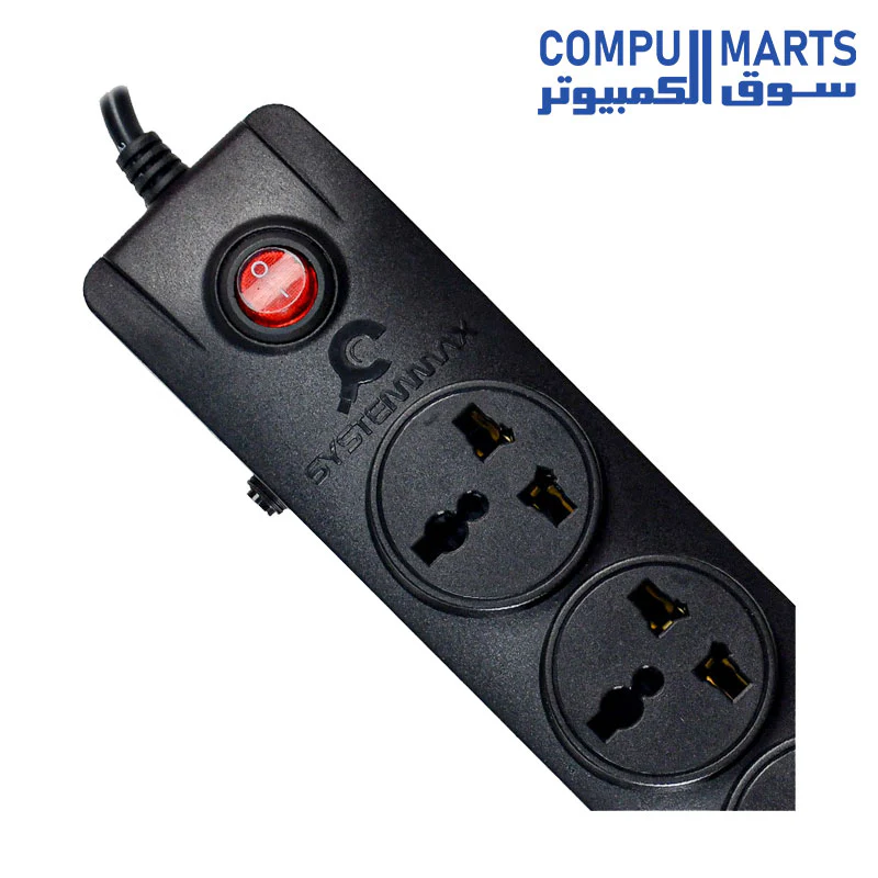 Power Strip Systemmax 4 Port 2M-10A SMPU-4P3U - Image 3