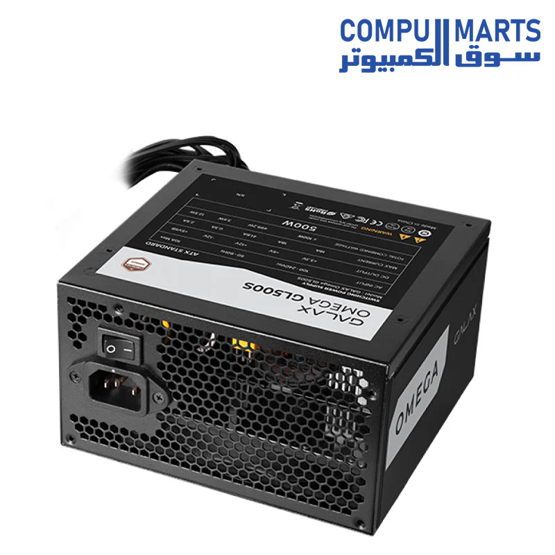 Power Supply 500W Galax Omega GL500S 80 Plus Bronze - Image 2