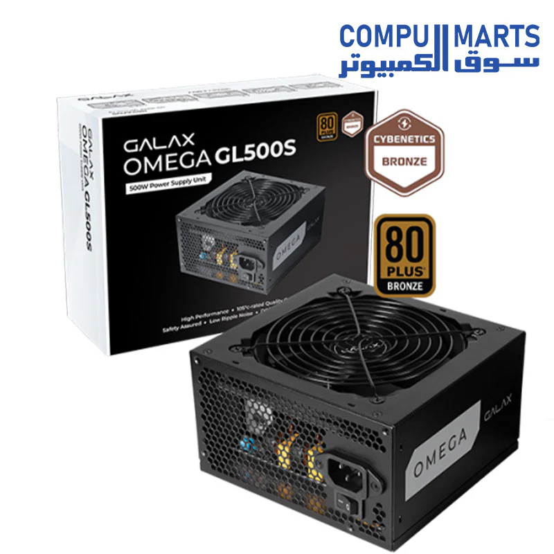 Power Supply 500W Galax Omega GL500S 80 Plus Bronze - Image 4