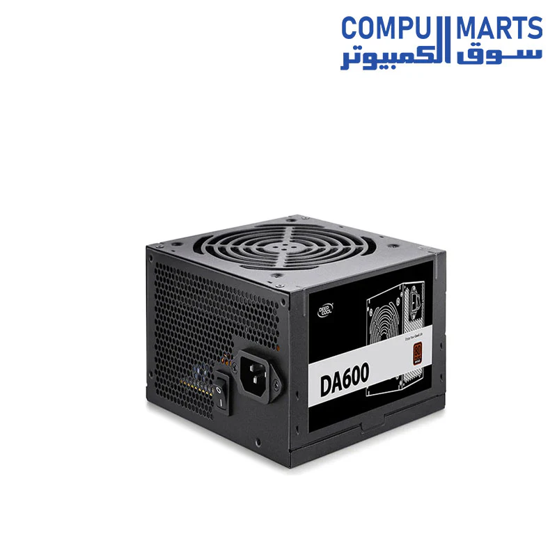 Deepcool DA600 80 Plus Bronze Certified 600W Power Supply | 120mm PWM Silent Fan - Image 2
