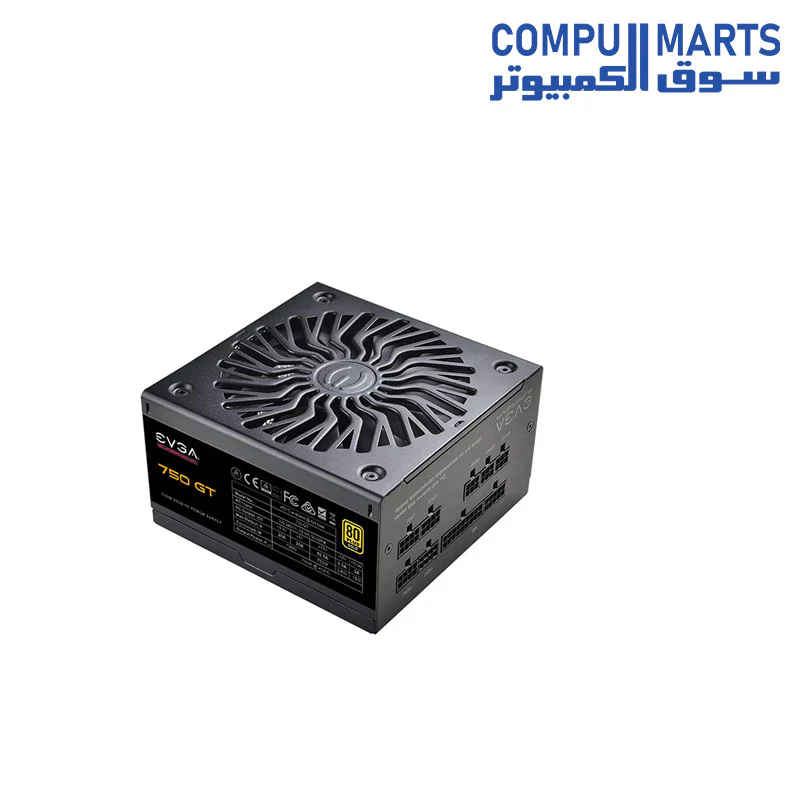 Power Supply EVGA Supernova 750 GT, 80 Plus Gold 750W, Fully Modular, Auto Eco Mode with FDB Fan,Includes Power On Self Tester, Compact 150mm Size,  220-GT-0750-Y2 (EU) - Image 3