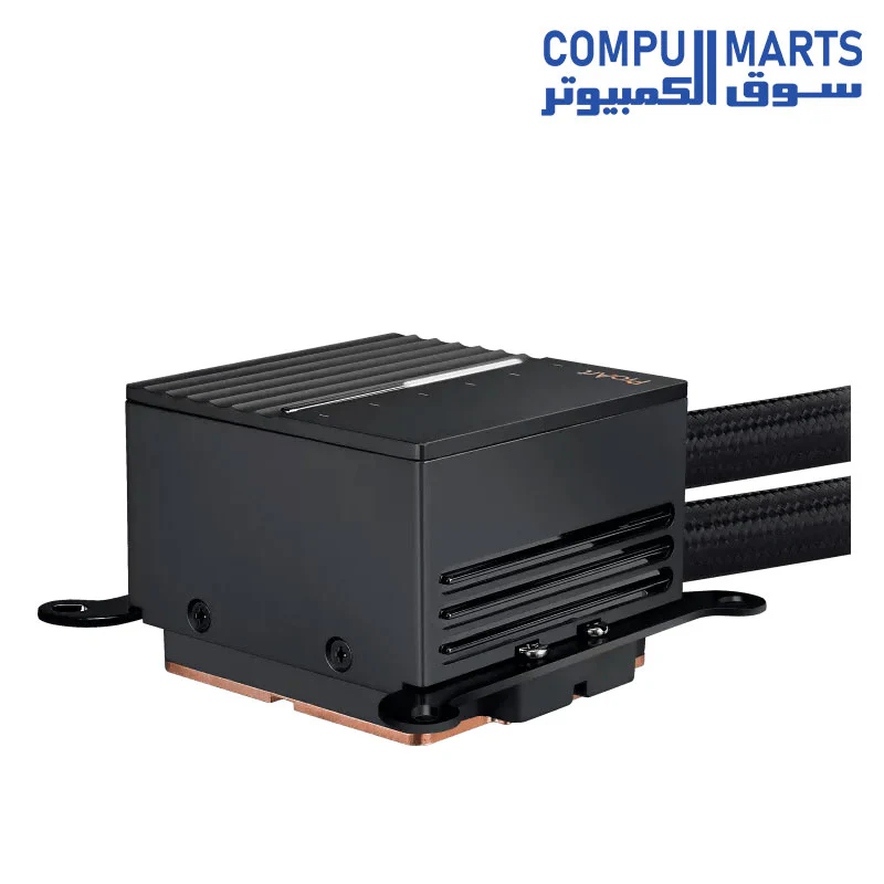 ProArt LC 420 all-in-one CPU liquid cooler with illuminated system status meter and three Noctua NF-A14 industrialPPC-2000 PWM 140mm radiator fans - Image 5