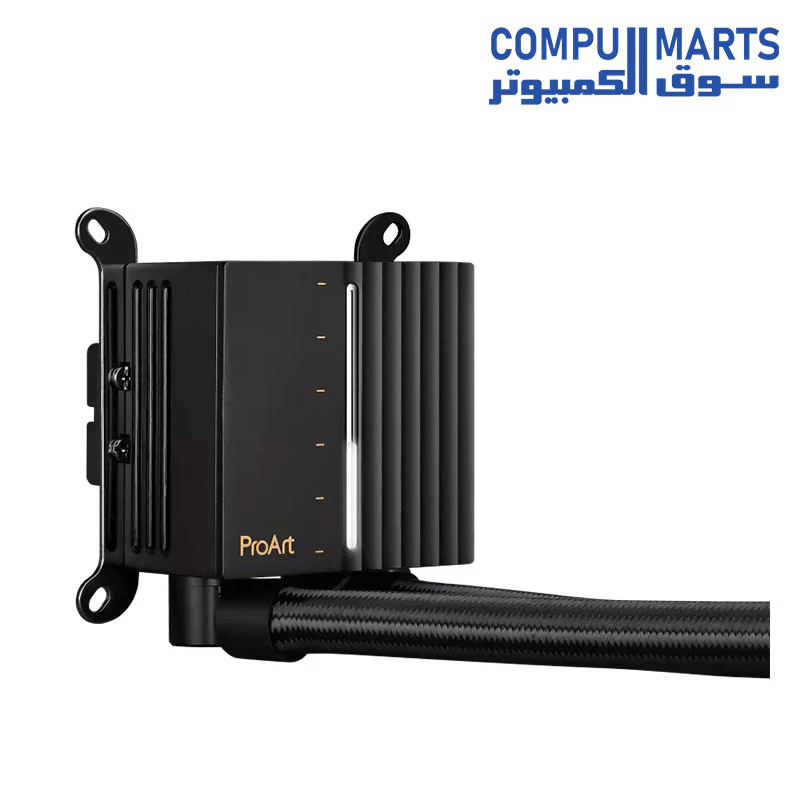 ProArt LC 420 all-in-one CPU liquid cooler with illuminated system status meter and three Noctua NF-A14 industrialPPC-2000 PWM 140mm radiator fans - Image 6