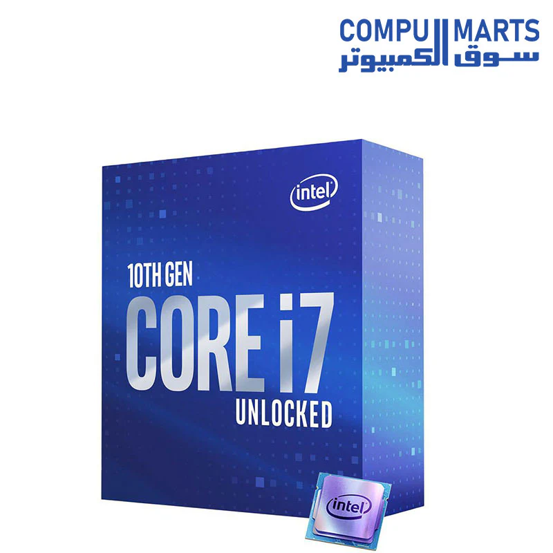 PROCESSOR Intel Core i7-10700K Comet Lake 8-Core 3.8 GHz LGA 1200 125W Desktop Processor w/ Intel UHD Graphics 630 - Image 2