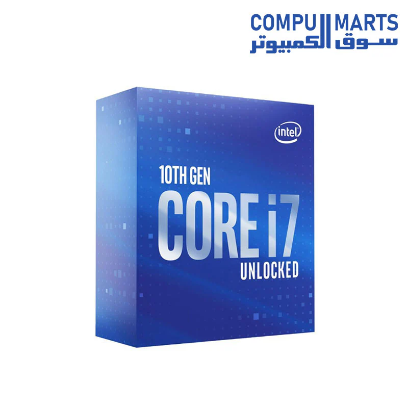 PROCESSOR Intel Core i7-10700K Comet Lake 8-Core 3.8 GHz LGA 1200 125W Desktop Processor w/ Intel UHD Graphics 630 - Image 3