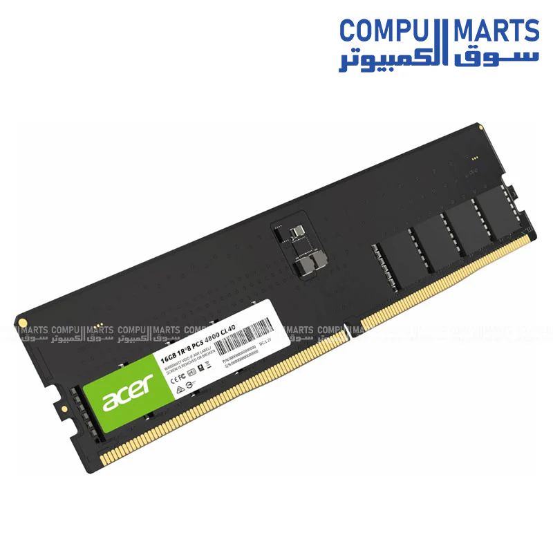 Acer UD200 16GB DDR5 4800MHz CL40 1.1V 1Rx8 UDIMM Desktop Memory - Image 4