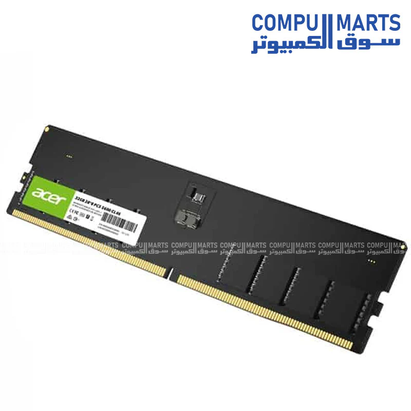Acer UD200 32GB DDR5 5600MHz CL46 288pin 1.1V UDIMM Desktop Memory - Image 2
