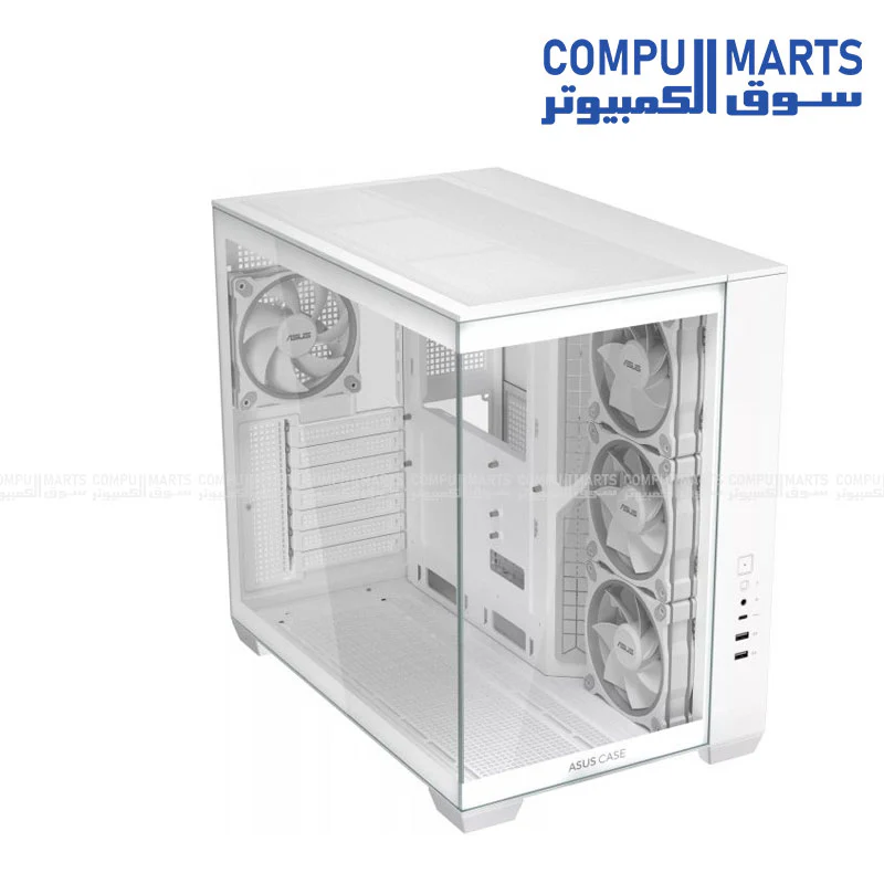 ASUS A32 Plus TG ARGB Mid-Tower Gaming Case – Tempered Glass, ARGB Fans - Image 3