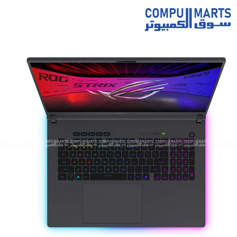 ASUS ROG Strix G18 G815LM Gaming Laptop, 18" 2.5K WQXGA IPS 240Hz Display, Intel Ultra 9 275HX, 32GB RAM, 1TB SSD, GeForce RTX 5060 8GB GPU, English KB, Win11, Eclipse Gray | G815LM-IS96 - Image 3