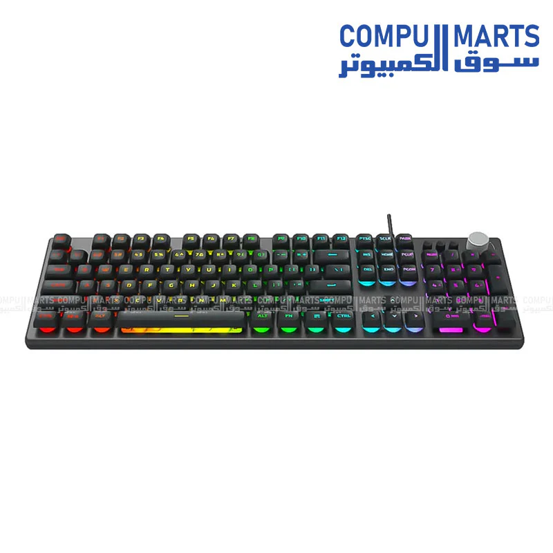 AULA F2028 Programmable Gaming Keyboard with Multi-Metal Waterproof System – 3 Light - Image 2