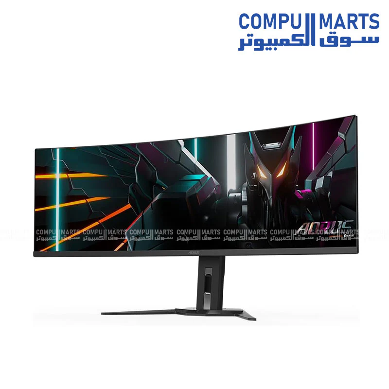 Gigabyte AORUS CO49DQ 49" QD-OLED Gaming Monitor | 5120×1440 DQHD, 144Hz, 0.03ms, HDR, Ultra-Wide Curved Display - Image 2