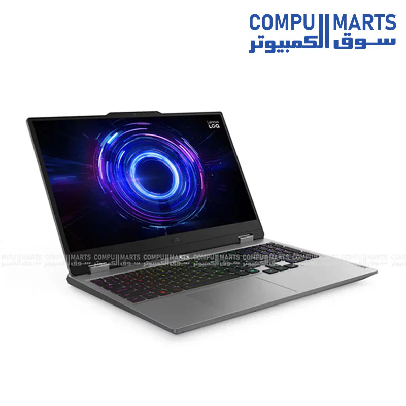 Lenovo LOQ 15IRX10 Gaming Laptop – Intel Core i7-14700HX, RTX 5060 8GB, 16GB RAM, 512GB SSD, 144Hz,15.6" FHD Luna Grey -83JE00U1AX - Image 3