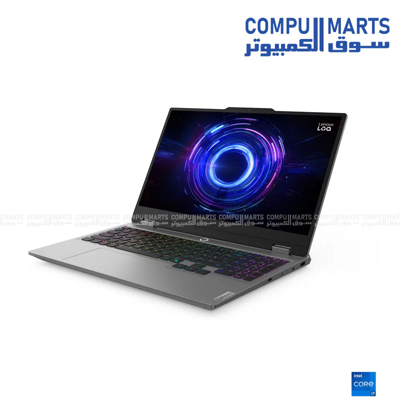 Lenovo LOQ 15IRX10 Gaming Laptop – Intel Core i7-14700HX, RTX 5060 8GB, 16GB RAM, 512GB SSD, 144Hz,15.6" FHD Luna Grey -83JE00U1AX - Image 4